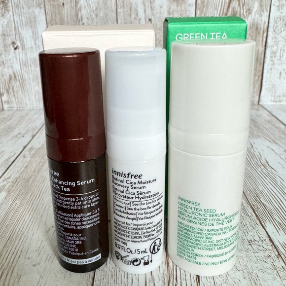 Innisfree Youth Enhancing Serum  Retinol Cica Moisture Recovery Green Tea Seed - Picture 2 of 6